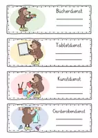Vorschau - Bildkarten - Klassendienste Igelklasse - Seite 3