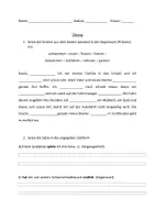Vorschau - Arbeitsblätter - Übung/Kurzprobe: Gegenwart, 1. und 2. Vergangenheit (Deutsch) - Seite 2