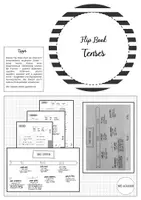 Vorschau - Merkblätter - Flip Book Tenses - Deckblatt