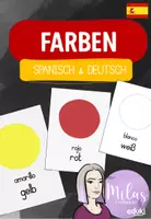 Vorschau - Bildkarten - Bildkarten - Farben - Spanisch & Deutsch - Deckblatt