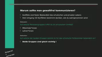 Vorschau - Präsentationen/Tafelbilder - Klassenseminar: Kooperativ verhandeln - Jahrgangsstufen 11-13 - Seite 2