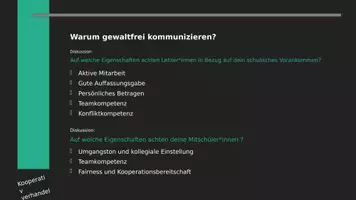 Vorschau - Präsentationen/Tafelbilder - Klassenseminar: Kooperativ verhandeln - Jahrgangsstufen 11-13 - Seite 3