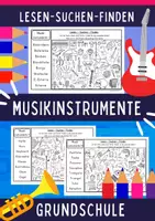 Vorschau - Arbeitsblätter - Musikinstrumente: Lesen-Suchen-Finden - Deckblatt