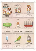 Vista previa - Unidades / Secuencias / Situaciones de Aprendizaje - I have... Who has...? | PETS | Lesespiel | english - página 2