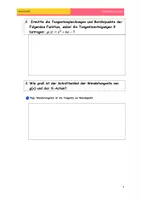 Vorschau - Arbeitsblätter - Tangentengleichung mit Beispielen und Lösungen - Seite 3