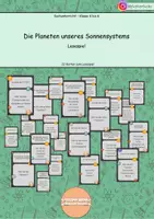 Vorschau - Spiele - Die Planeten unseres Sonnensystems: Lesespiel - Deckblatt