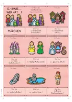 Aperçu - Jeux - Ich habe... Wer hat...? Märchen | Lesespiel | allemand - Page 2