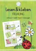 Aperçu - Feuilles d'exercices - lesen & kleben | Frühling | allemand - Page de couverture