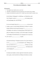 Vorschau - Arbeitsblätter - Gedichtanalyse - Muster Fallersleben Frühlingslied - als PDF & Word - Seite 2
