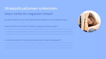 Vorschau - Arbeitsblätter - Stresssituationen erkennen und bewältigen - Seite 3