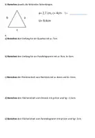 Vorschau - Fördermaterial/Inklusion - Geometrie Mathearbeit Unterstützungsniveau - Seite 1