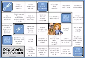 Vorschau - Spiele - Personenbeschreibung – Aussehen beschreiben | Plauderbrettspiel - Seite 1