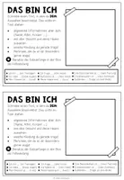 Vorschau - Arbeitsblätter - PERSONENBESCHREIBUNG - Das bin ich (Schreibanlass - 2-fach differenziert) - Seite 2
