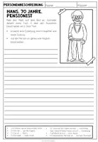 Vorschau - Arbeitsblätter - PERSONENBESCHREIBUNG - Texte verfassen (12 verschiedene Personen) 2-fach differenziert - Seite 3