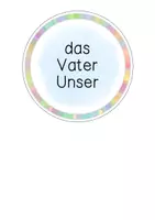 Vorschau - Mal- und Bastelvorlagen - Vater Unser - Legekreis - Seite 3