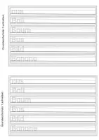 Vorschau - Arbeitsblätter - Grundwortschatz der 1. Klasse schreiben - Seite 2