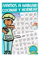 Aperçu - Jeux - COCINAR Y HORNEAR / LA COMIDA juego de mesa con preguntas Español / Espagnol - Page de couverture