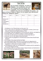 Vorschau - Spiele - Tiere im Zoo - Logical für die Sekundarstufe - Deckblatt