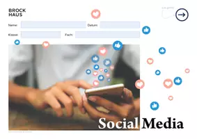 Vorschau - Arbeitsblätter - Brockhaus Interaktives Arbeitsblatt »Social Media« - Deckblatt