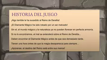 Vista previa - Juegos / Gamificación - La búsqueda del diamante mágico - Escape Room para niños - página 1