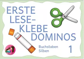 Vorschau - Stationenlernen - Materialpaket Lese-Klebedominos Erste Wörter, Buchstaben und Silben - Seite 1
