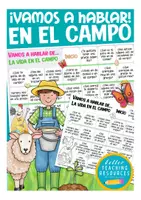 Aperçu - Feuilles d'exercices - en el campo - animales, personas, edificios y más BUNDLE Español / Espagnol - Page 1