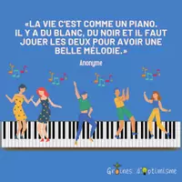 Aperçu - Affichage - Citation illustrée - Pédagogie positive - Page de couverture