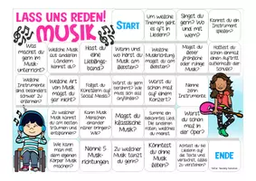 Vorschau - Spiele - MUSIK - Brettspiel Deutsch Sprechanlässe "Lass uns reden!" - Seite 1
