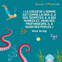 Aperçu - Affichage - Citation illustrée - Pédagogie positive - Page de couverture