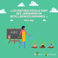 Aperçu - Affichage - Citation illustrée - Pédagogie positive - Page de couverture