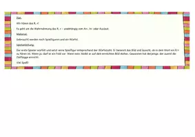 Vorschau - Spiele - Hörst du R/r? - Würfelspiel - Seite 1