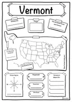 Vorschau - Stundenentwürfe - Steckbrief Vermont - Bundesstaat der Vereinigten Staaten - Deckblatt