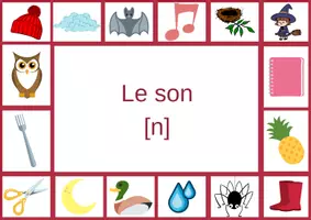 Aperçu - Jeux - Atelier phonologie : Cartes à pinces (sons m,n,l) - Page 1