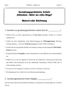 Vorschau - Unterrichtsreihen - Gestaltungspraktische Aufgabe Stillleben und Bewertungsbogen - Seite 3