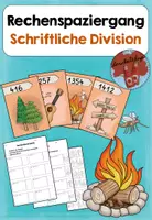 Vorschau - Arbeitsblätter - Rechenspaziergang - Schriftliche Division - Deckblatt