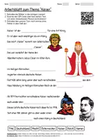 Vorschau - Arbeitsblätter - Arbeitsblatt "Kaiser" + Onlineübung & MP3 + - Deckblatt