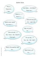 Vorschau - Arbeitsblätter - Englisch in der Grundschule: geübte Sätze (Portfolio) - Deckblatt