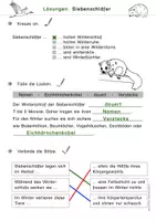 Vorschau - Arbeitsblätter - Arbeitsblatt: Tiere im Winter (Sachunterricht) - Seite 1