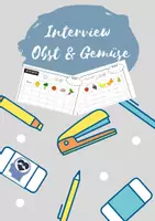 Vorschau - Arbeitsblätter - Interviews führen (Obst & Gemüse) - Deckblatt