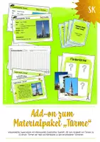 Vorschau - Arbeitsblätter - Add-on zum Materialpaket "Türme" - Deckblatt