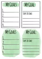 Vorschau - Arbeitsblätter - SMART Goals - Tracker / Plan zum Abhaken - Seite 3