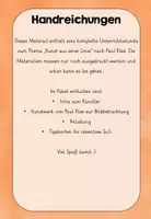 Vorschau - Arbeitsblätter - Kunst aus einer Linie (nach Paul Klee) - Seite 1