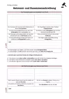 Vorschau - Arbeitsblätter - Getrennt- und Zusammenschreibung (Richtig schreiben, Klasse 7) - Deckblatt