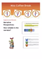 Vorschau - Poster - How reliable is the narrator? / Point of view / Narrative perspective - Deckblatt