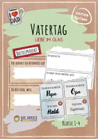 Vorschau - Mal- und Bastelvorlagen - Vatertag - Liebe im Glas - Deckblatt