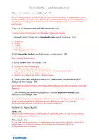 Vorschau - Arbeitsblätter - WiSo - Kontrollfragen Tarifvertrag Lösung - Seite 1