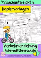 Vorschau - Arbeitsblätter - Verkehrserziehung, Fahrradführerschein (Kopiervorlagen, Heft) - Deckblatt