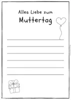 Vorschau - Arbeitsblätter - 🩷 Muttertag - Briefwerkstatt - Seite 2