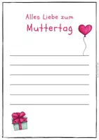 Vorschau - Arbeitsblätter - 🩷 Muttertag - Briefwerkstatt - Seite 3