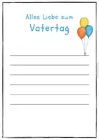 Vorschau - Arbeitsblätter - Vatertag - Briefwerkstatt - Seite 3